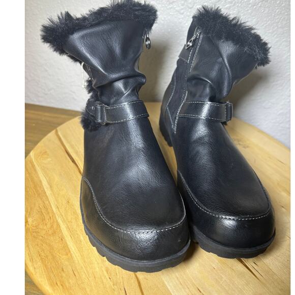 JBU Jambu 9.5M Indiana Black Ankle Boots Winter Waterproof Size 10 M NWOT - Picture 2 of 8